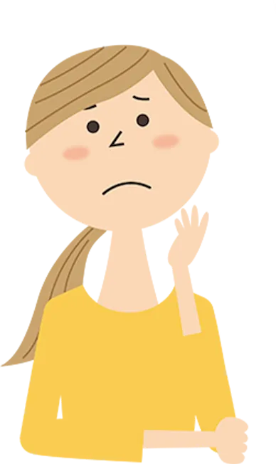悩んでいる女性